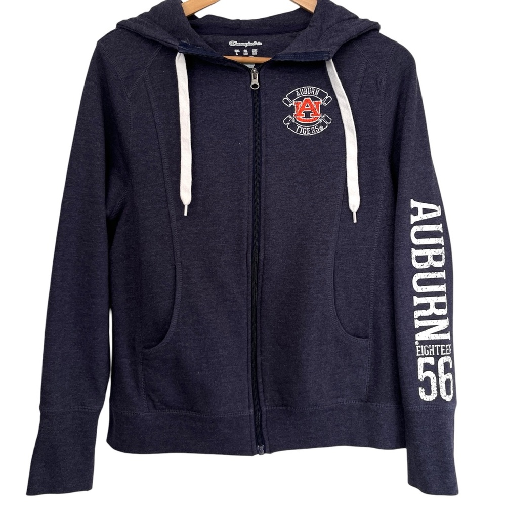 Champion Elite Auburn University Blue Women’s Hoodie Sweatshirt Size Large